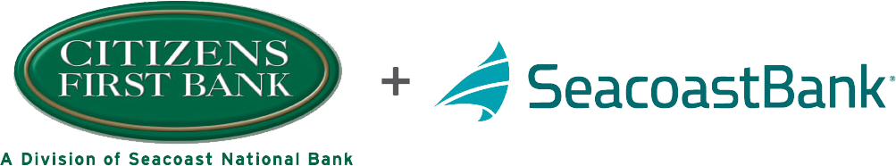 Citizens First Bank + SeacoastBank